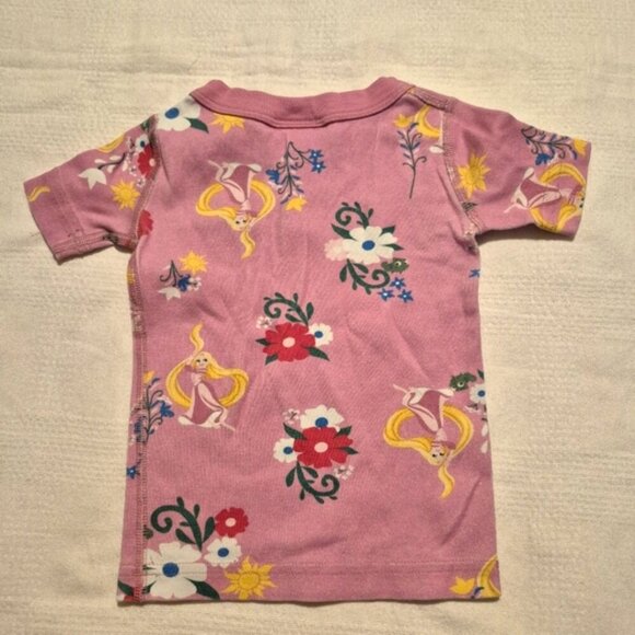 Hanna Andersson girls size 80/85 or 2  Disney pink shortie pajamas, VGUC - Picture 4 of 7